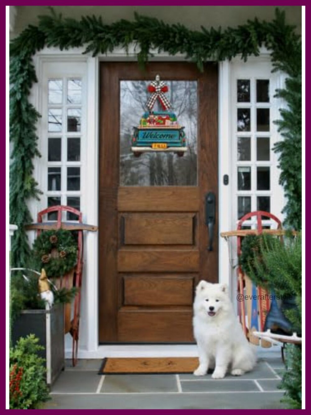 Interchangeable Welcome Sign Front Door Farmhouse Truck 11 Seasonal Holiday - Picture 4 of 6